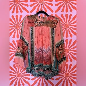 Anthropologie Rosario Embroidered Blouse - size small